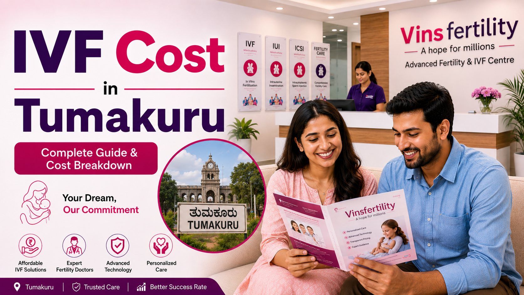 IVF Cost in Tumakuru 2026 | ₹1&ndash;2 Lakh Test Tube Baby Cost